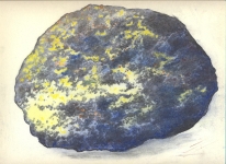 Wieland Payer, Mineral I, 2009, pastel and charcoal on paper, 23 x 30 cm