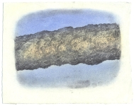 Wieland Payer, Spur, 2009, pastel and charcoal on paper, 13 x 18 cm