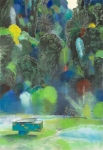 Wieland Payer, Tal, 2009, pastel and charcoal on paper on board, 160 x 110 cm