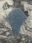 Wieland Payer, Pionier VI, 2010, charcoal and pastel on paper, 40 x 30 cm