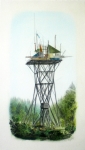 Wieland Payer, Hermitage II, 2011, pastell and pencil on paper, 32 x 23 cm