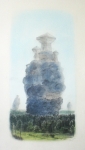 Wieland Payer, Monastery, 2011, pastell and pencil on paper, 32 x 23 cm