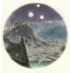 Wieland Payer, Castell, 2012, pastel, charcoal and pencil on paper, 34 x 34 cm