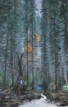 Wieland Payer, Orakel, 2012, pastel and charcoal on paper on balsa MDF, 170 x 110 cm