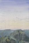 Wieland Payer, Copse, 2012, oil on balsa MDF, 21 x 14 cm