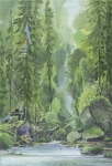 Wieland Payer, Eremit, 2012, oil on balsa MDF, 25 x 17 cm