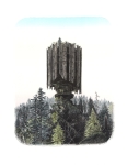 Wieland Payer, Temple IV, 2012, Lithography, 56 x 46 cm