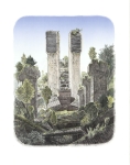 Wieland Payer, Temple V, 2012, Lithograpy, 56 x 46 cm