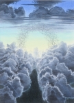 Wieland Payer, Tor, 2013, pastel and charcoal on paper on MDF, 70 x 50 cm