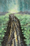 Wieland Payer, Trail, 2013, pastel and charcoal on paper on MDF, 120 x 80 cm