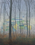 Wieland Payer, Base, 2013, oil on balsa MDF, 30 x 23 cm