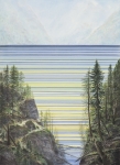 Wieland Payer, Damm, 2014, pastel and charcoal on paper on balsa MDF, 110 x 80 cm