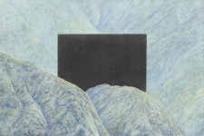 Wieland Payer, Display, 2014, pastel and charcoal on paper on MDF, 40 x 60 cm