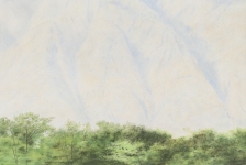 Wieland Payer, Morgen, 2014, pastel on paper on MDF, 40 x 60 cm