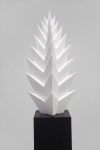Wieland Payer, Kristall, 2015, Gips, 25  x 25 x 55 cm