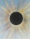 Wieland Payer, Black Sun, 2018, Pastell und Kohle auf grundiertem MDF,  500 x 390 mm    Foto: Herbert Boswank