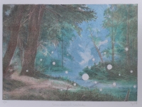 Payer, Wieland: Konversation mit Koekkoek;  2018, Farblithografie, 23 x 33 cm