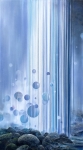 Sparkling-FallPastell-Aquarell-und-Kohle-auf-grundiertem-MDF-130-x-70-cm-