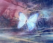 Begleiter-2023-Pastell-Aquarell-und-Tusche-auf-grundiertem-MDF-28x34cm