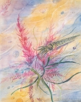 Fund-II-Pastell-und-Aquarell-auf-Leinwand-30x24cm